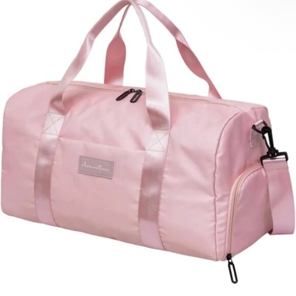 Clementine Handbags - NEW Pink Duffel Weekender Tote Bag by Clementine